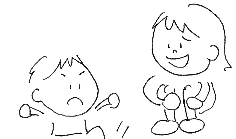 イヤイヤ期は台風