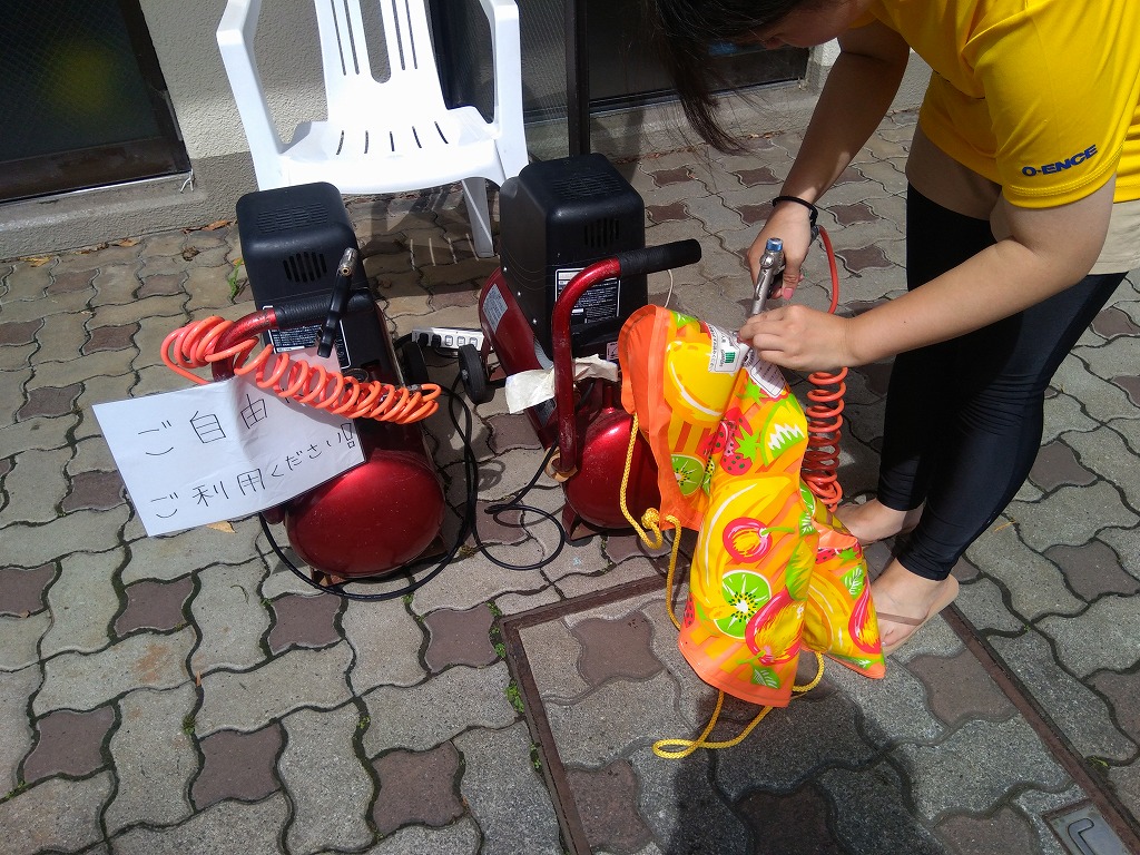 空気入れの無料サービス