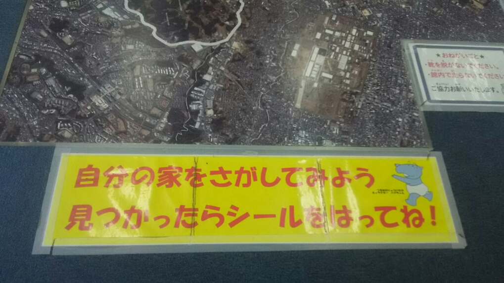 鶴見川流域の衛星写真
