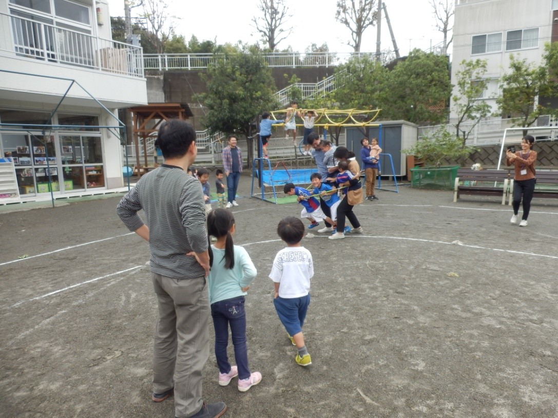 フラフープリレー